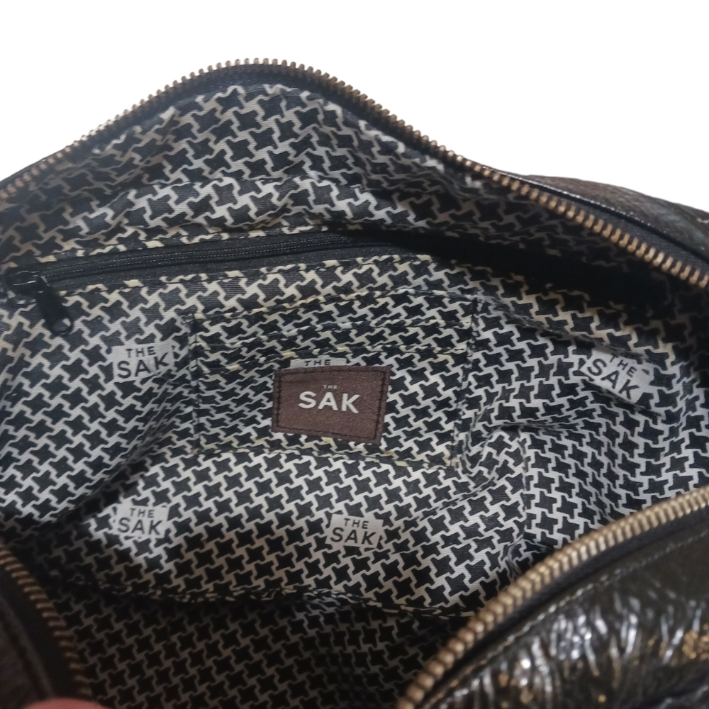 The Sak Unique Patent Leather Shoulder Bag - Picture 7 of 16